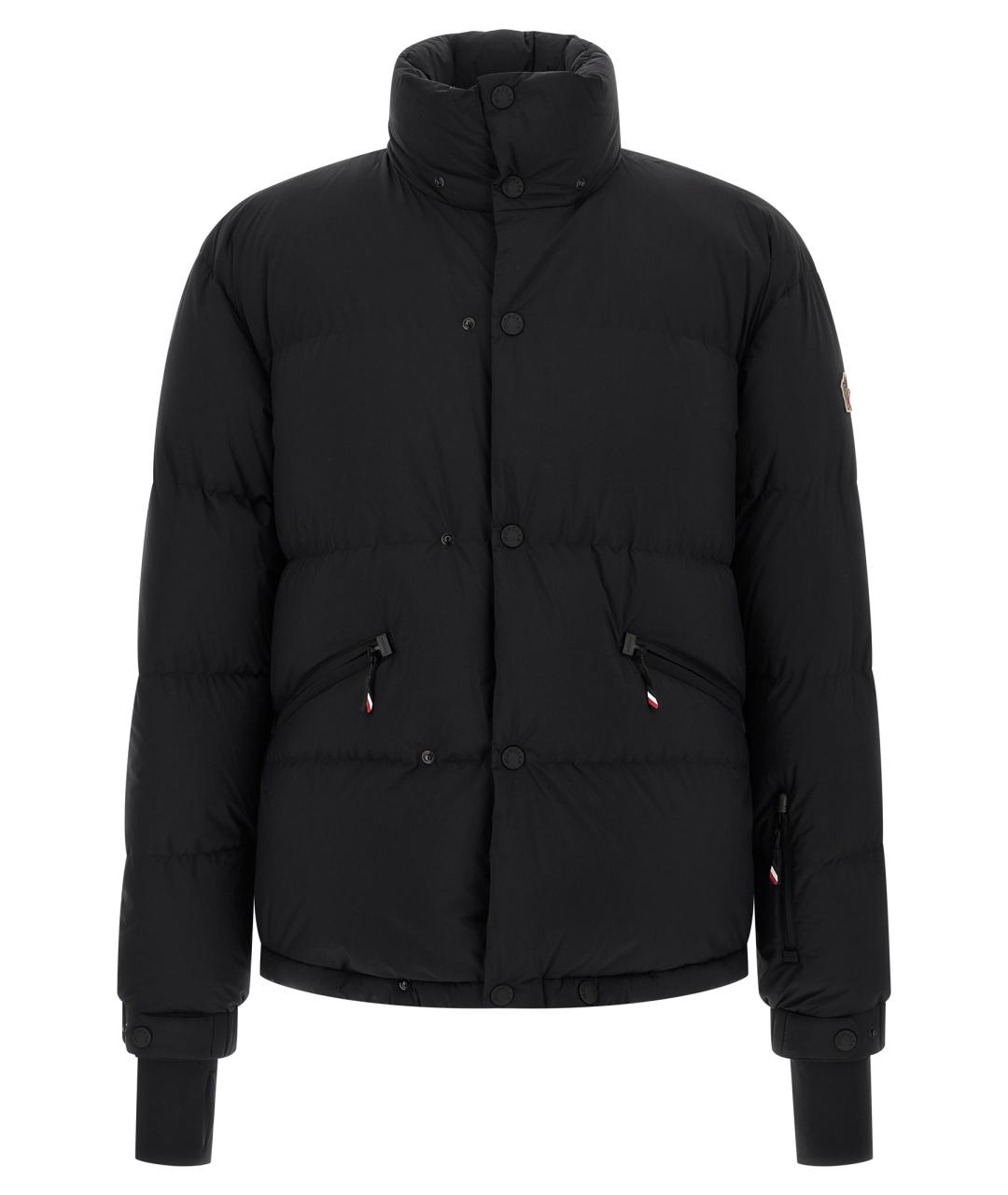MONCLER GRENOBLE Черный полиамидовый пуховик, фото 2