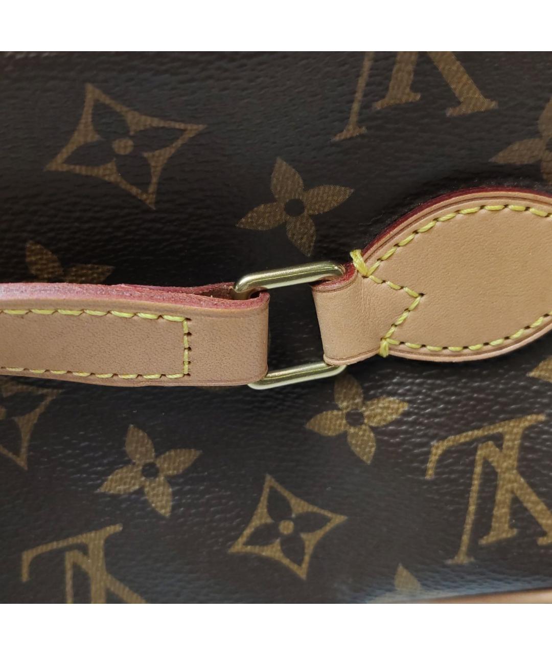 LOUIS VUITTON Коричневая косметичка, фото 7