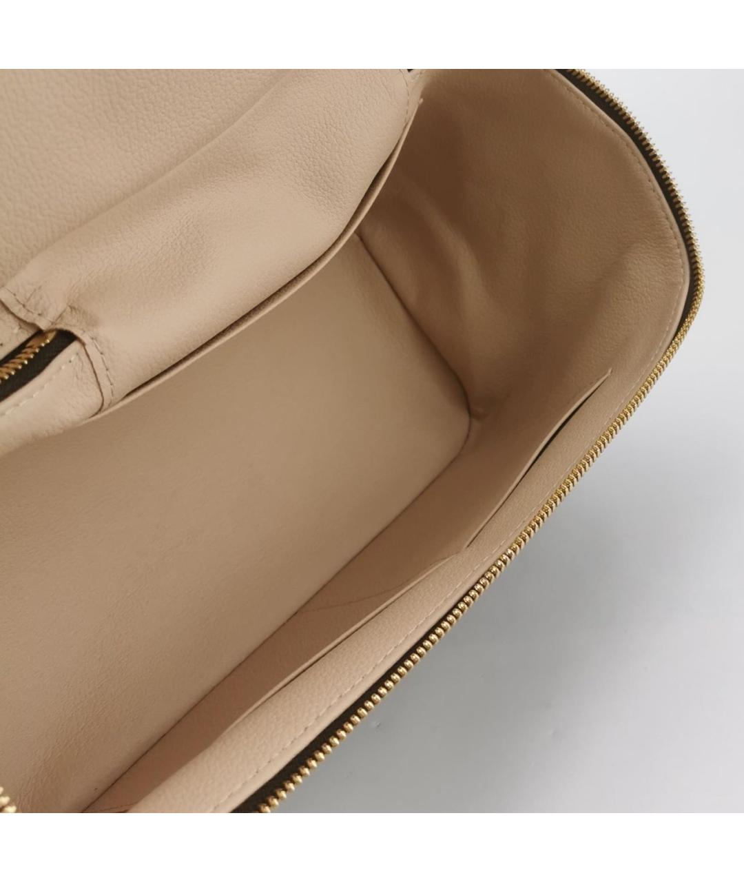LOUIS VUITTON Коричневая косметичка, фото 6