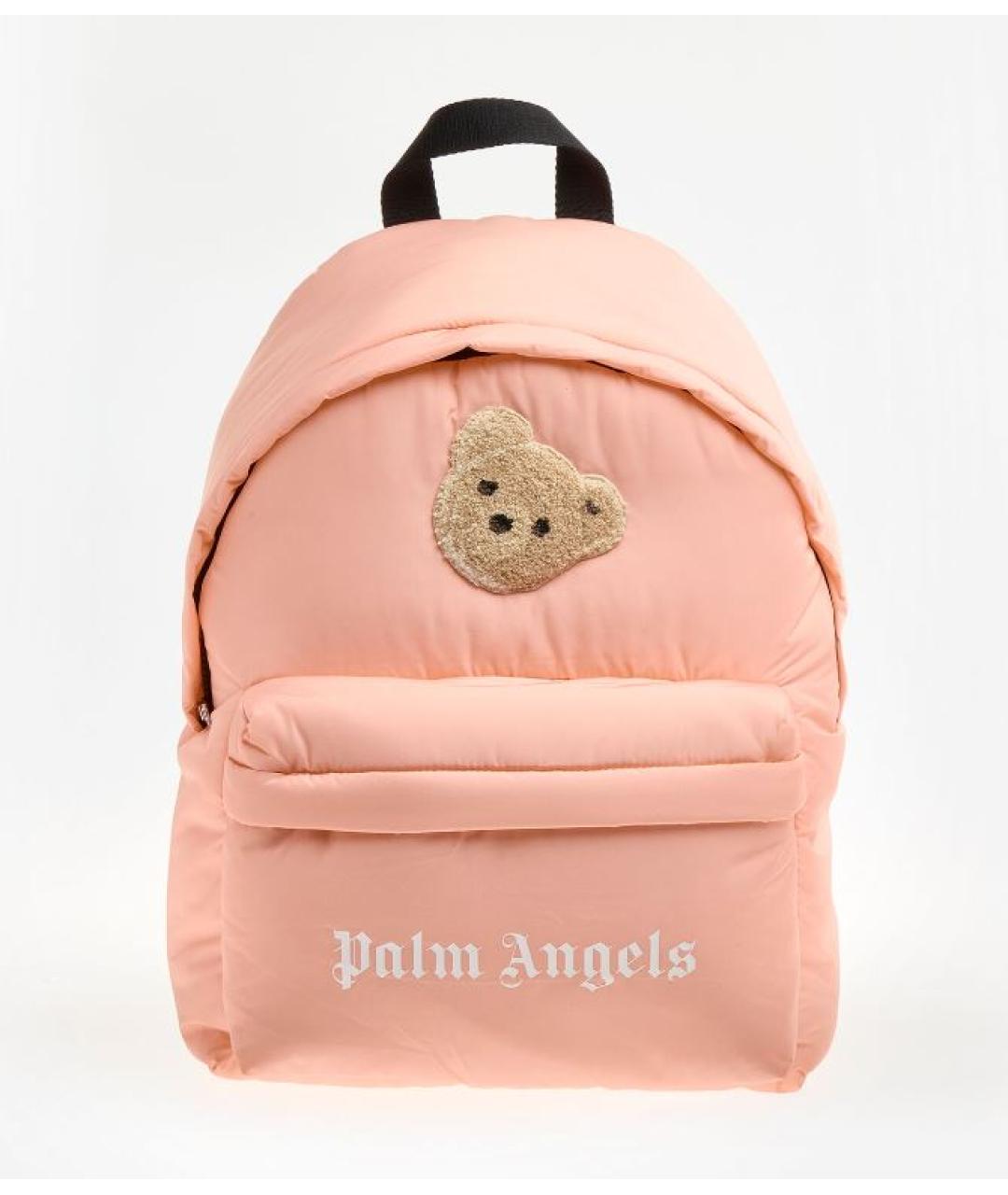 PALM ANGELS Коралловый тканевый рюкзак, фото 10