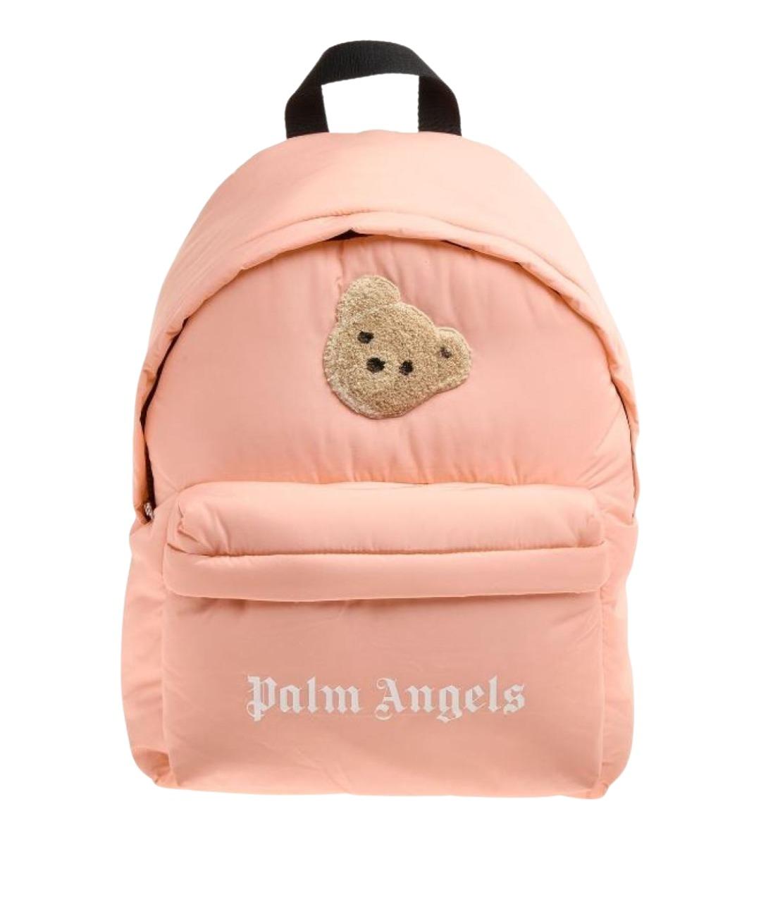 PALM ANGELS Коралловый тканевый рюкзак, фото 1
