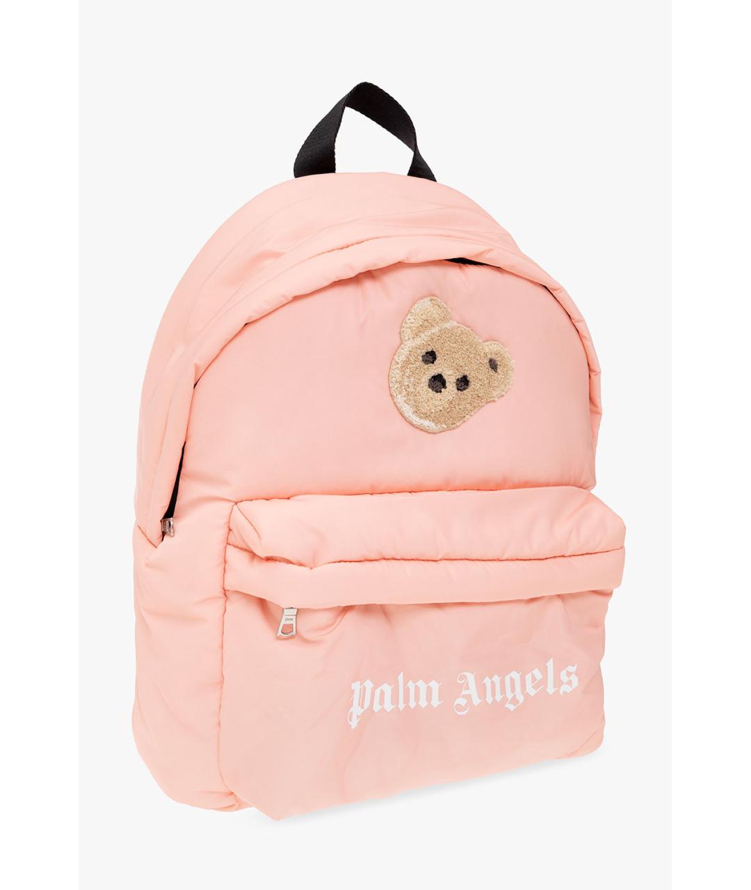 PALM ANGELS Коралловый тканевый рюкзак, фото 3