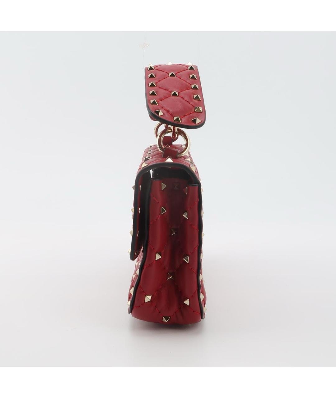 VALENTINO Красная кожаная сумка через плечо, фото 2