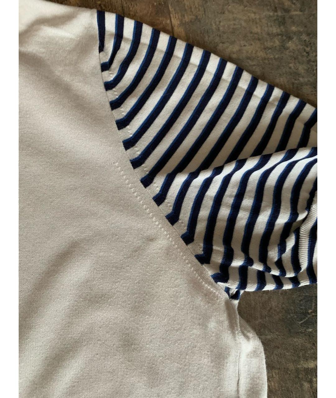 SVEVO Бежевое хлопковое поло с коротким рукавом, фото 4