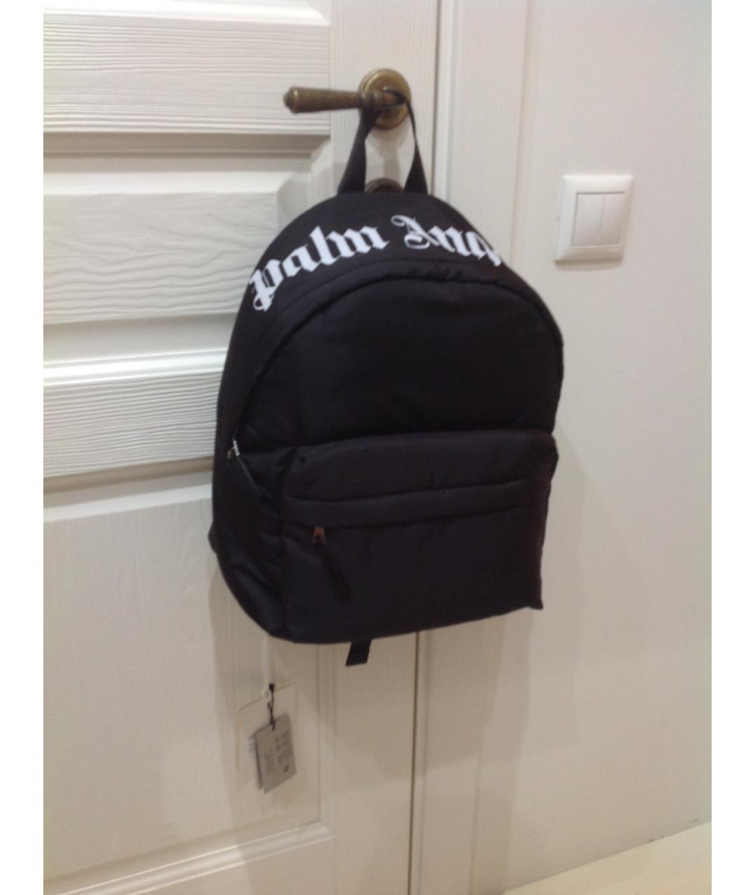 PALM ANGELS Черный тканевый рюкзак, фото 7