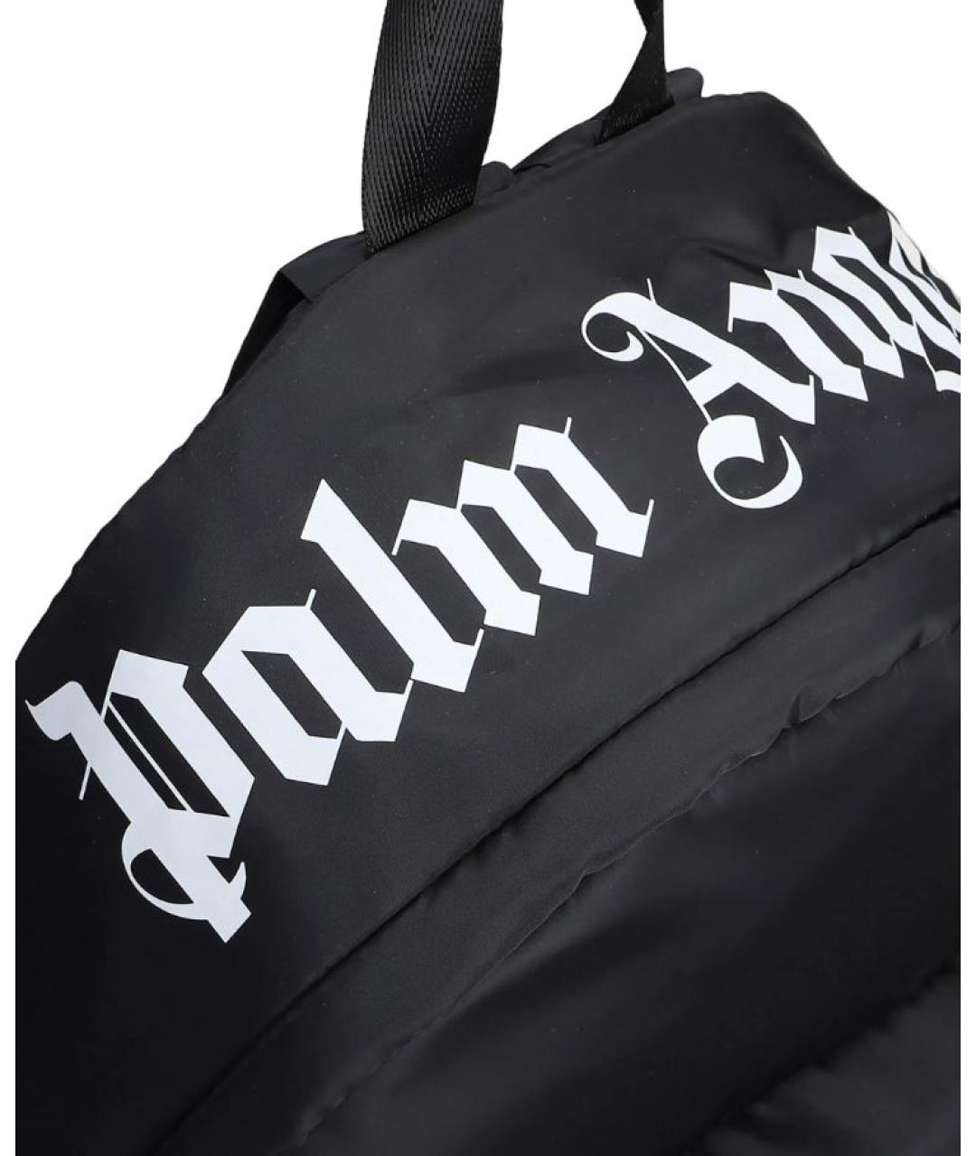 PALM ANGELS Черный тканевый рюкзак, фото 6