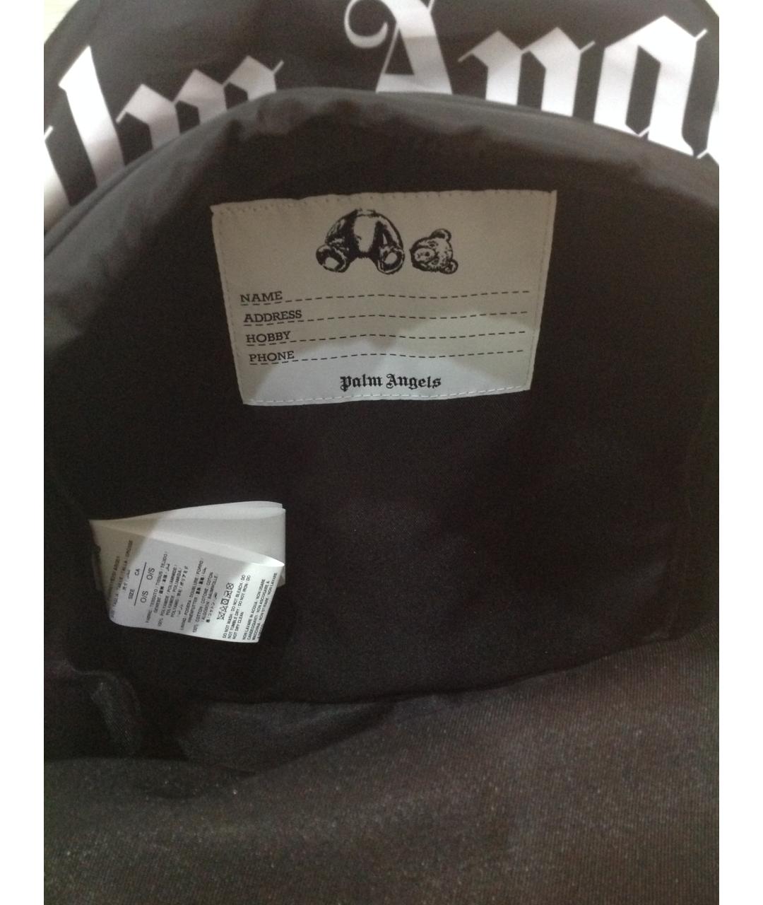 PALM ANGELS Черный тканевый рюкзак, фото 9