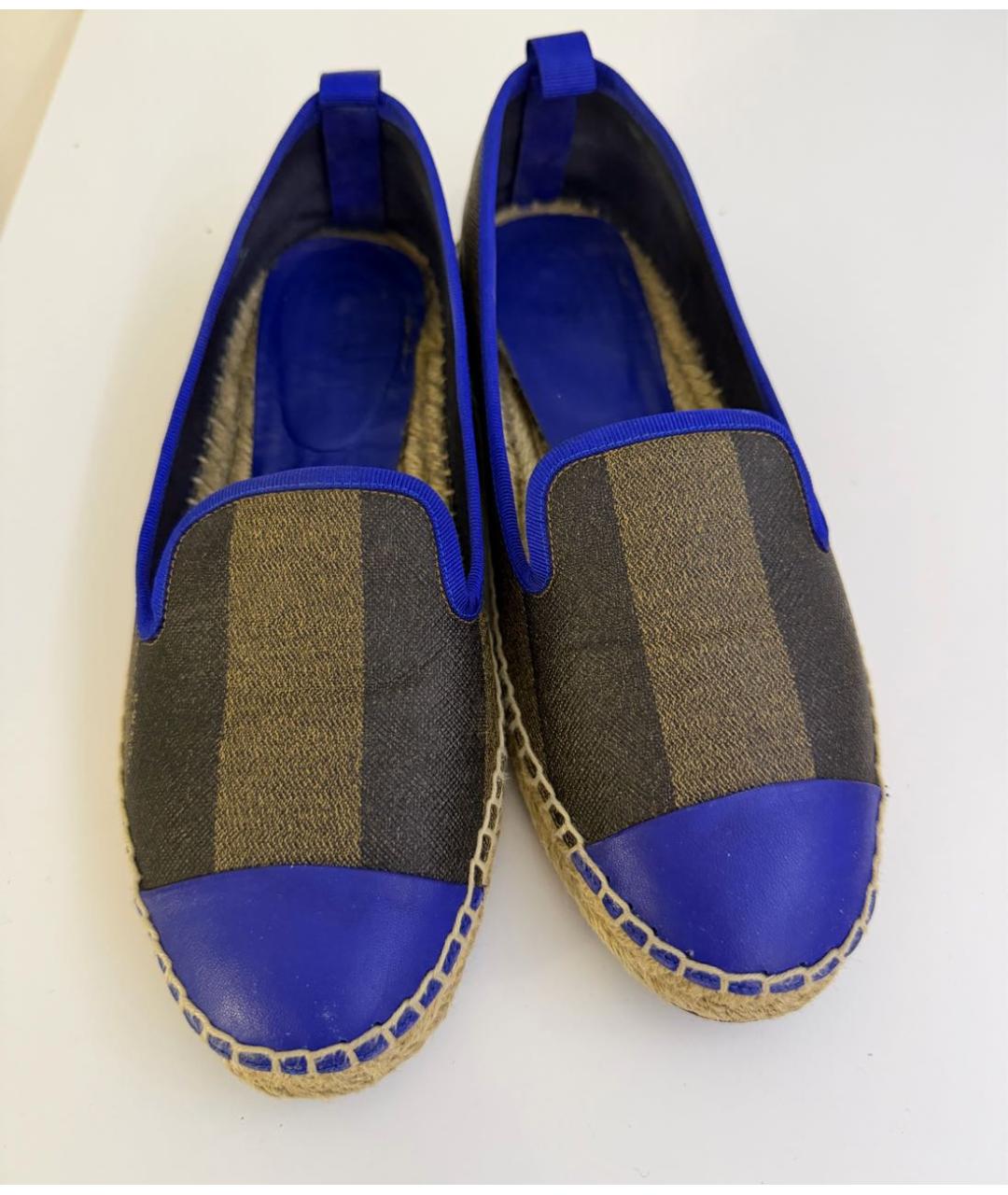 FENDI Мульти кожаные лоферы, фото 2