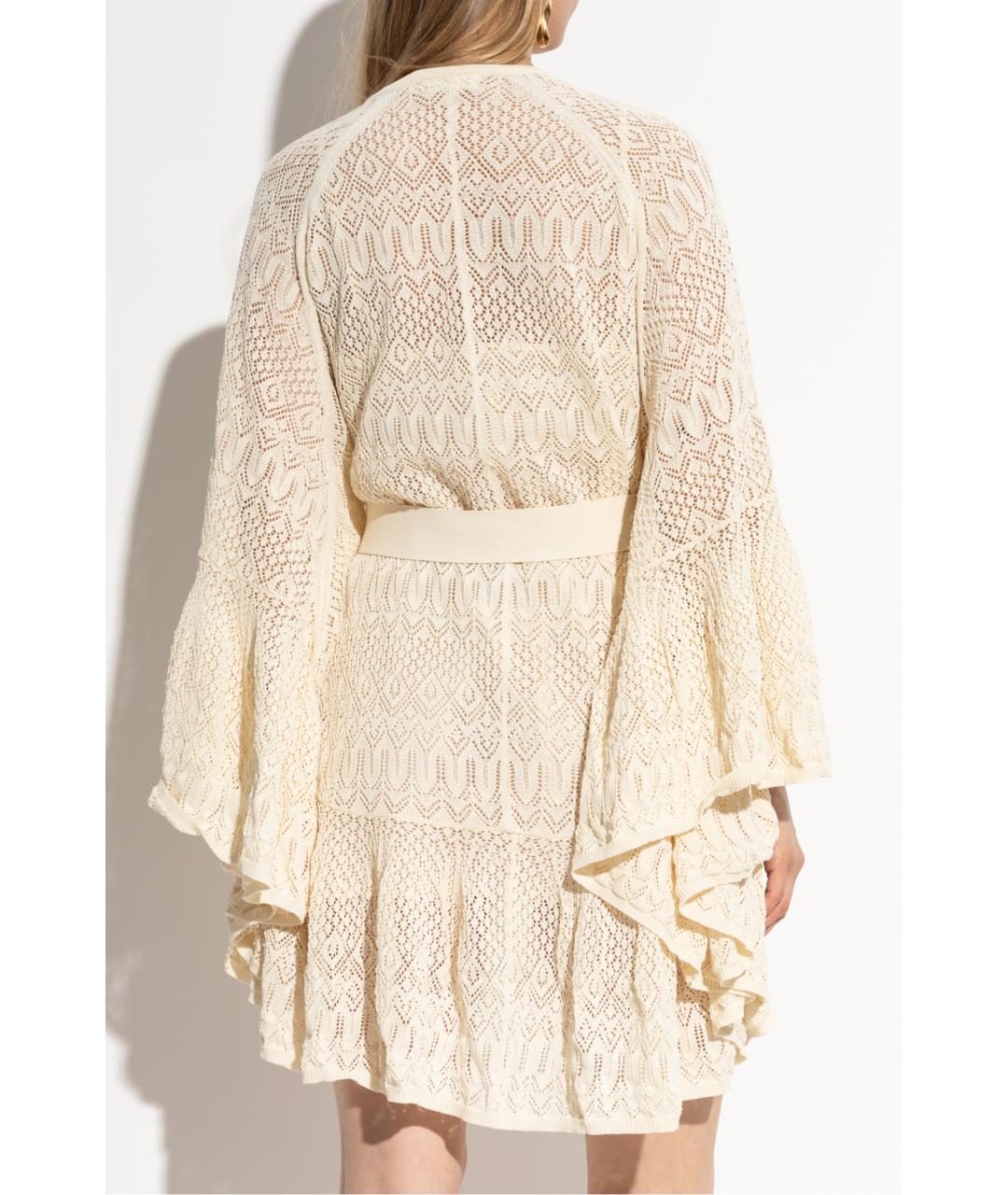 ZIMMERMANN Бежевое коктейльное платье, фото 4