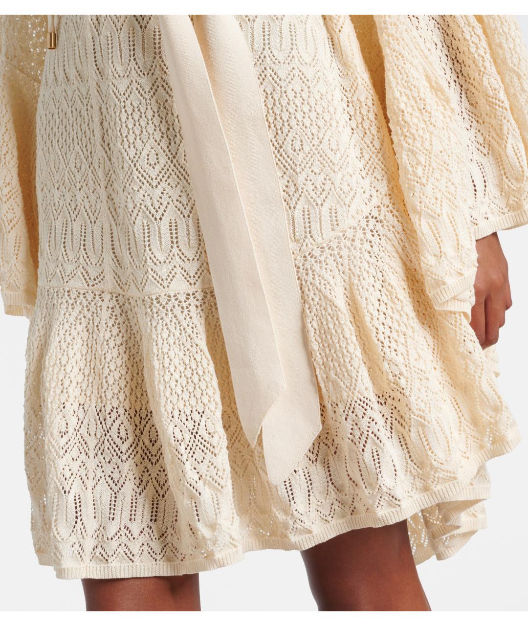 ZIMMERMANN Бежевое коктейльное платье, фото 8