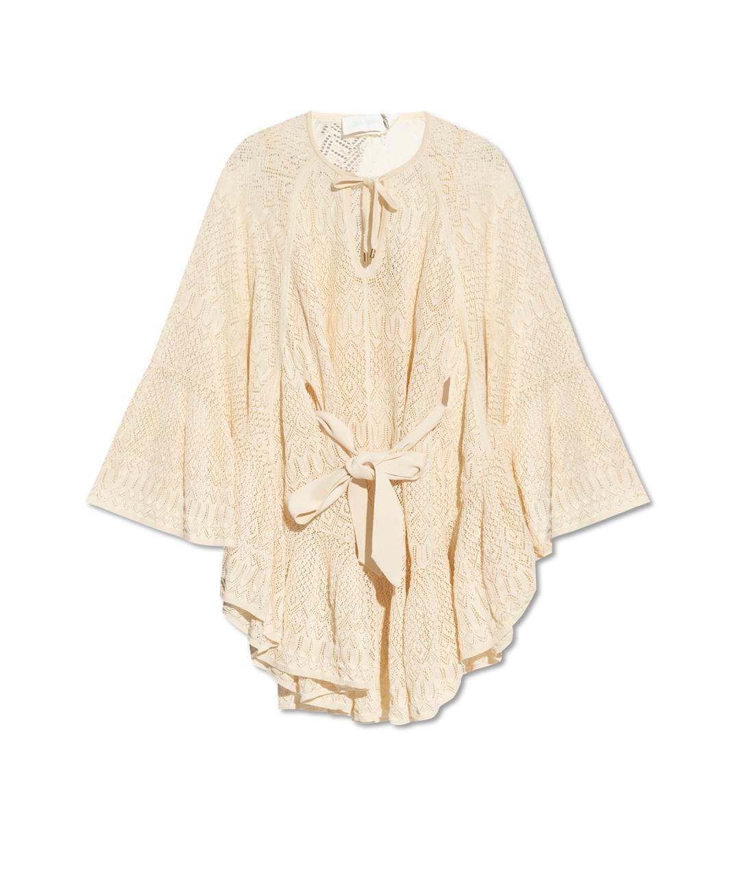 ZIMMERMANN Бежевое коктейльное платье, фото 1