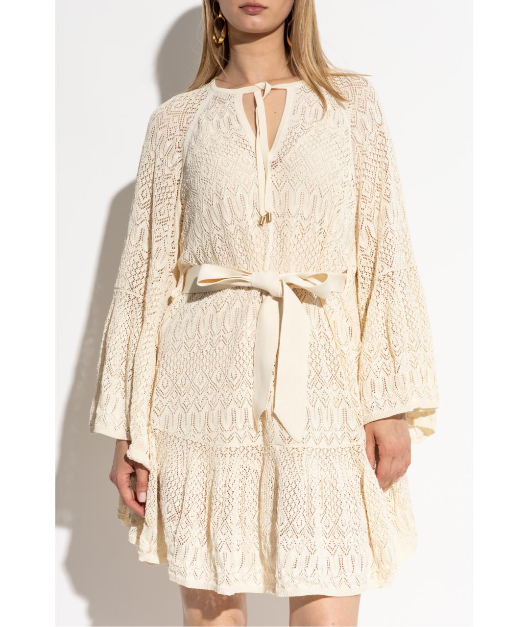 ZIMMERMANN Бежевое коктейльное платье, фото 3