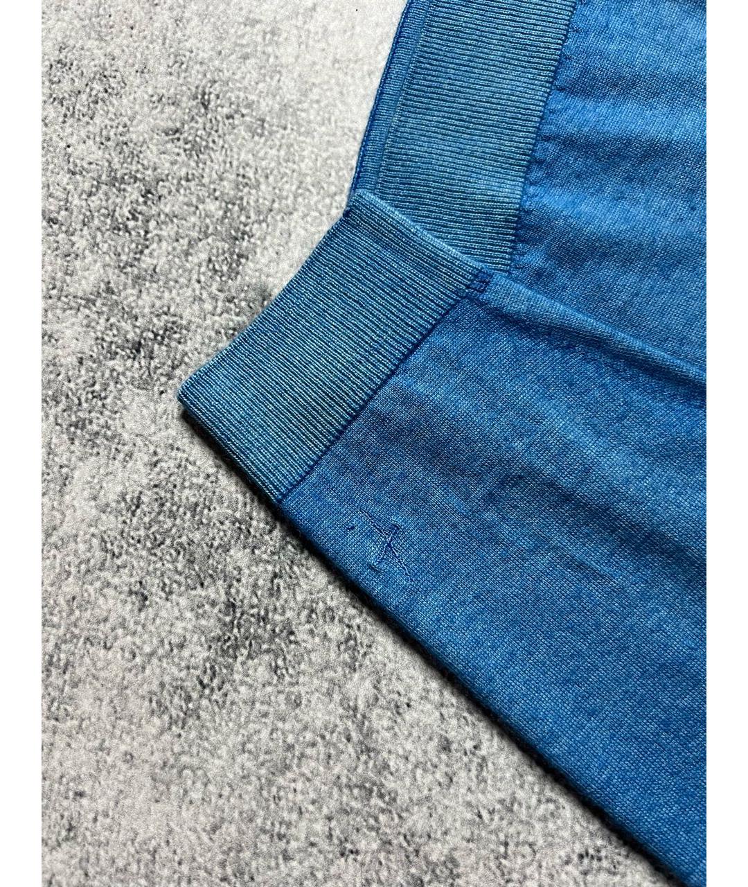 FALCONERI Голубой кашемировый джемпер / свитер, фото 3