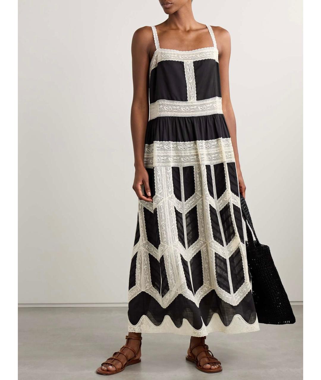 ZIMMERMANN Черное хлопковое коктейльное платье, фото 5