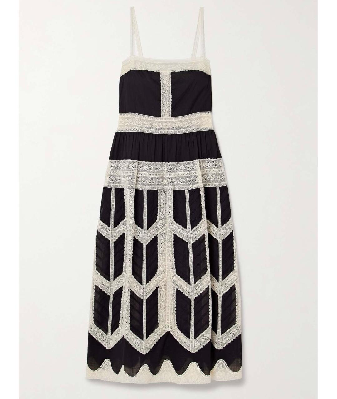 ZIMMERMANN Черное хлопковое коктейльное платье, фото 9