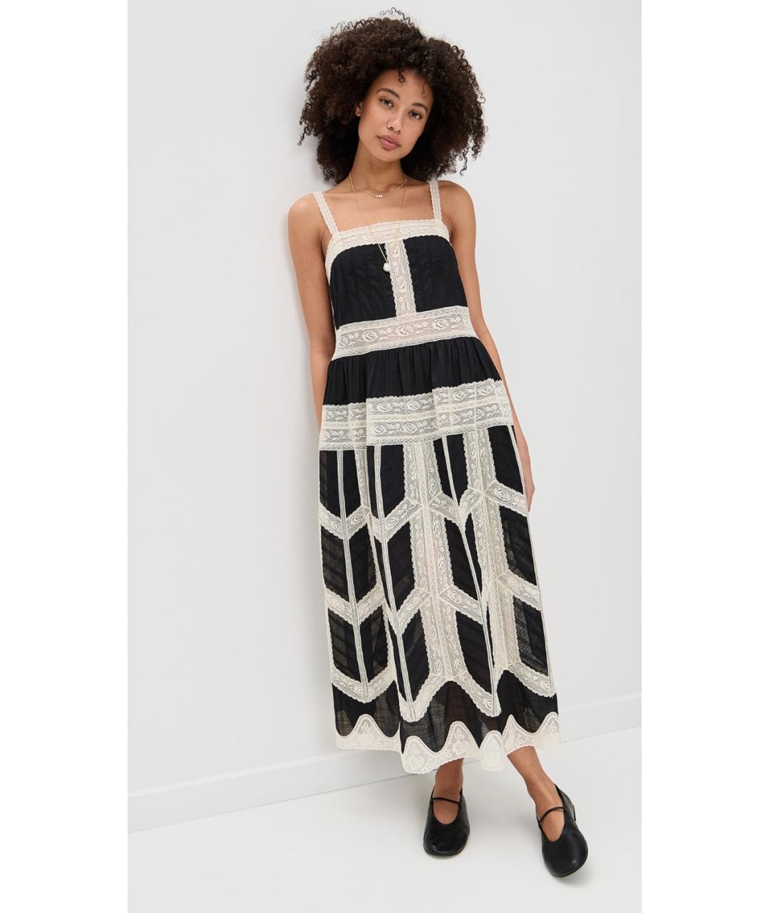 ZIMMERMANN Черное хлопковое коктейльное платье, фото 8