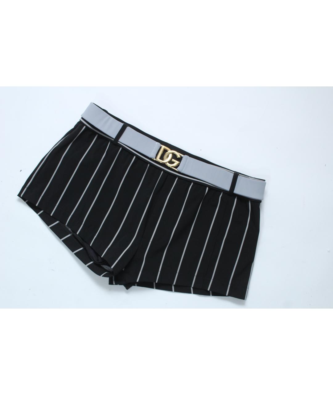 DOLCE&GABBANA Черные полиамидовые плавки, фото 2