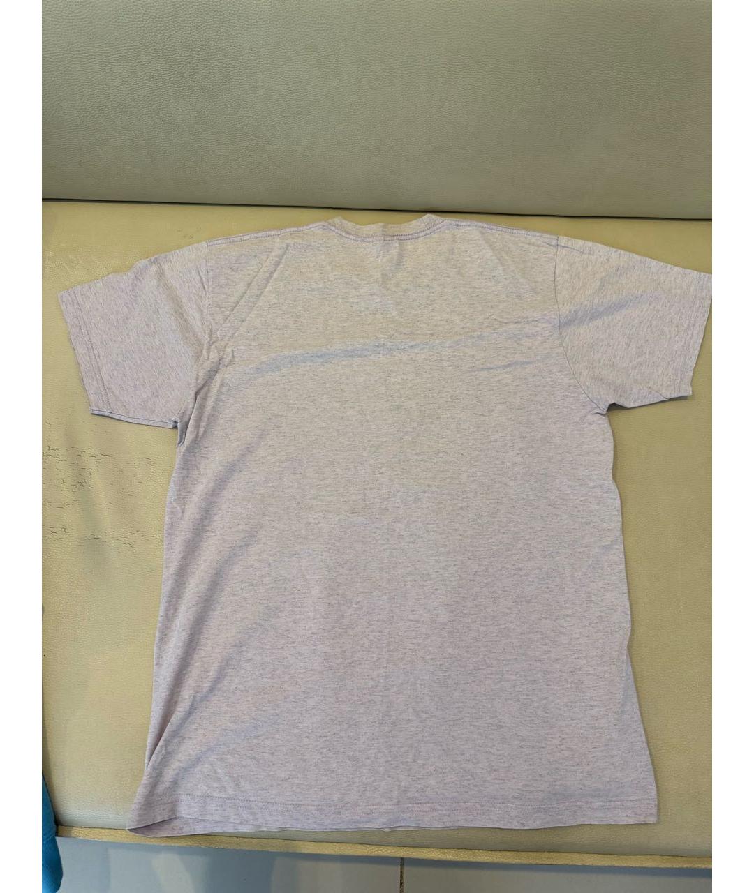 SUPREME Розовая хлопковая футболка, фото 2