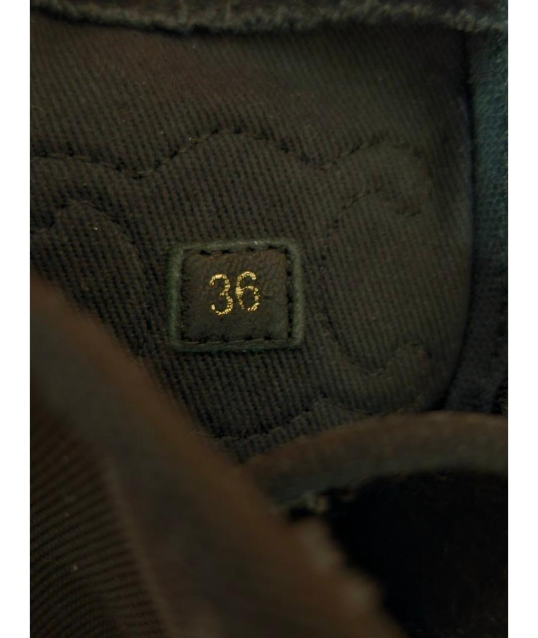 CELINE Черные кожаные ботинки, фото 8