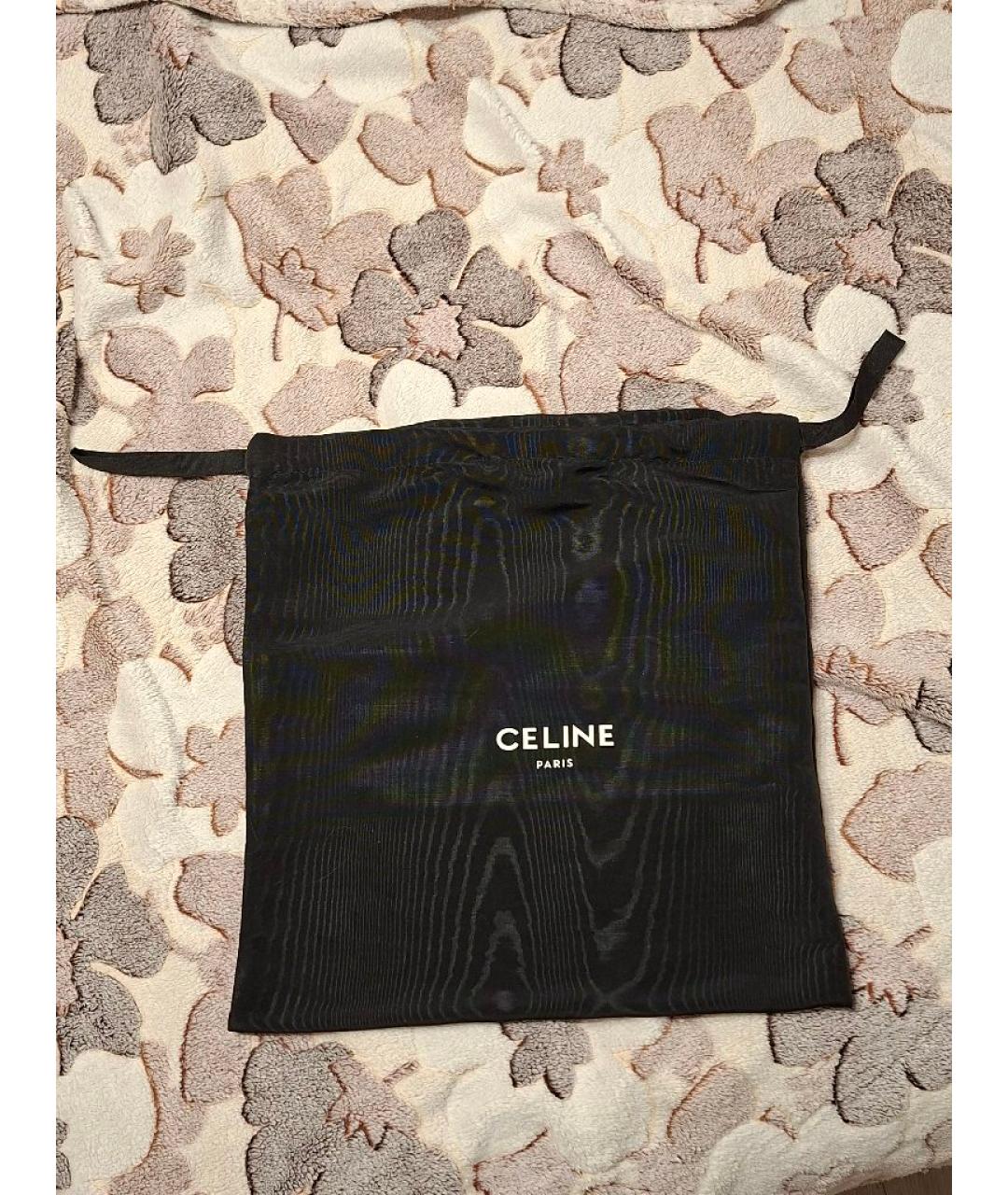 CELINE Черные кожаные ботинки, фото 6