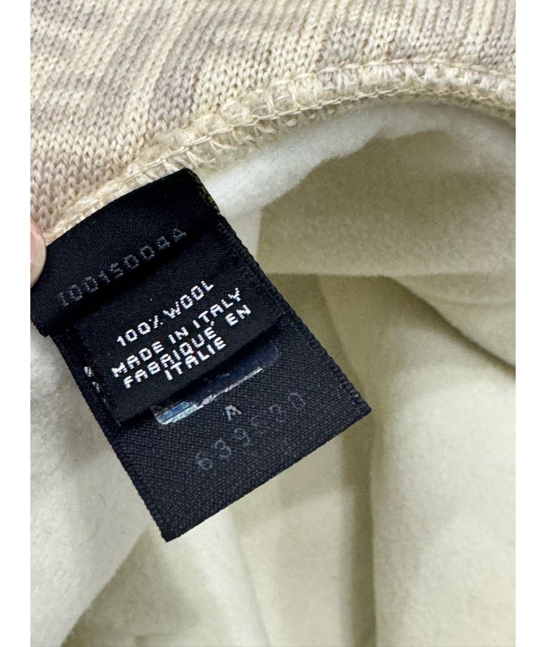 FENDI Бежевая шерстяная панама, фото 4