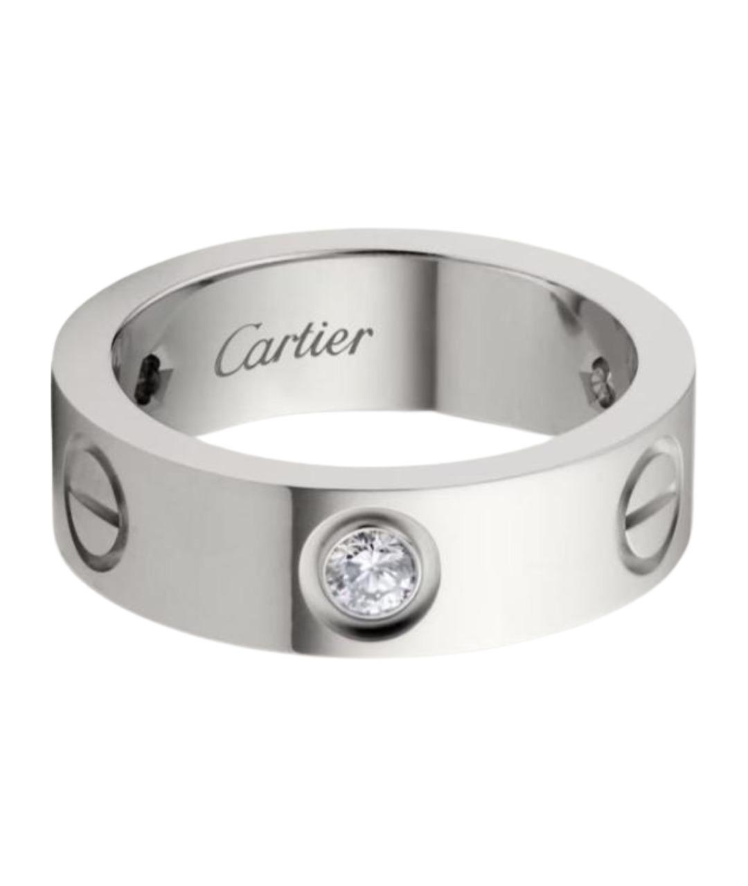 CARTIER Серебряное кольцо из белого золота, фото 1