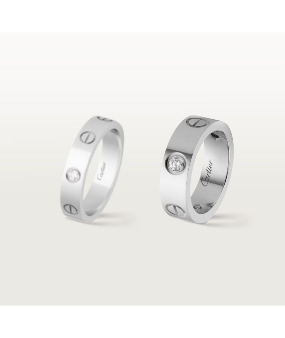 CARTIER Серебряное кольцо из белого золота, фото 3