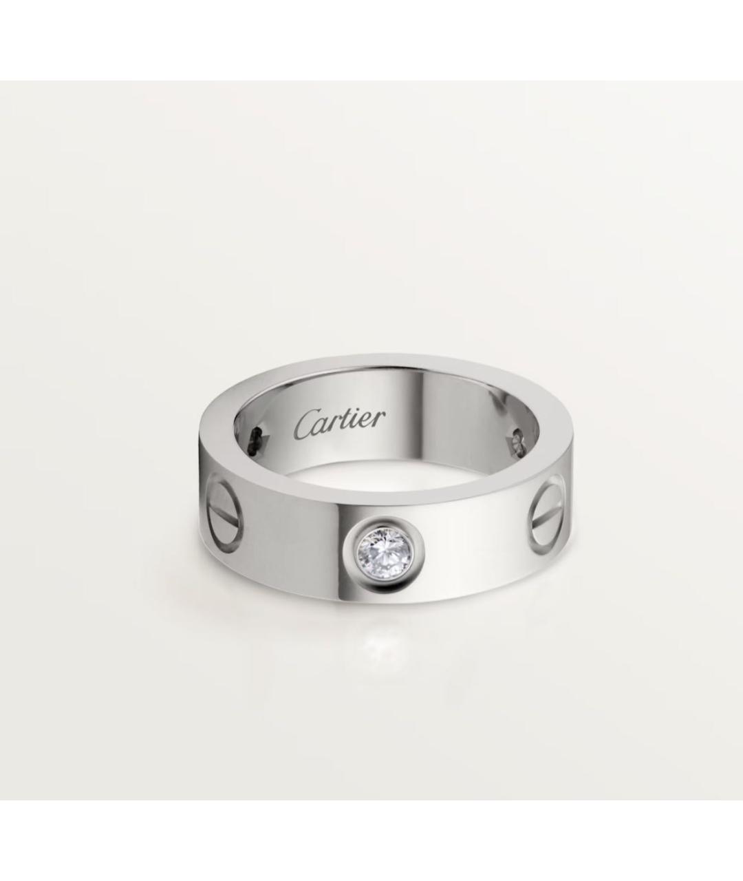 CARTIER Серебряное кольцо из белого золота, фото 5