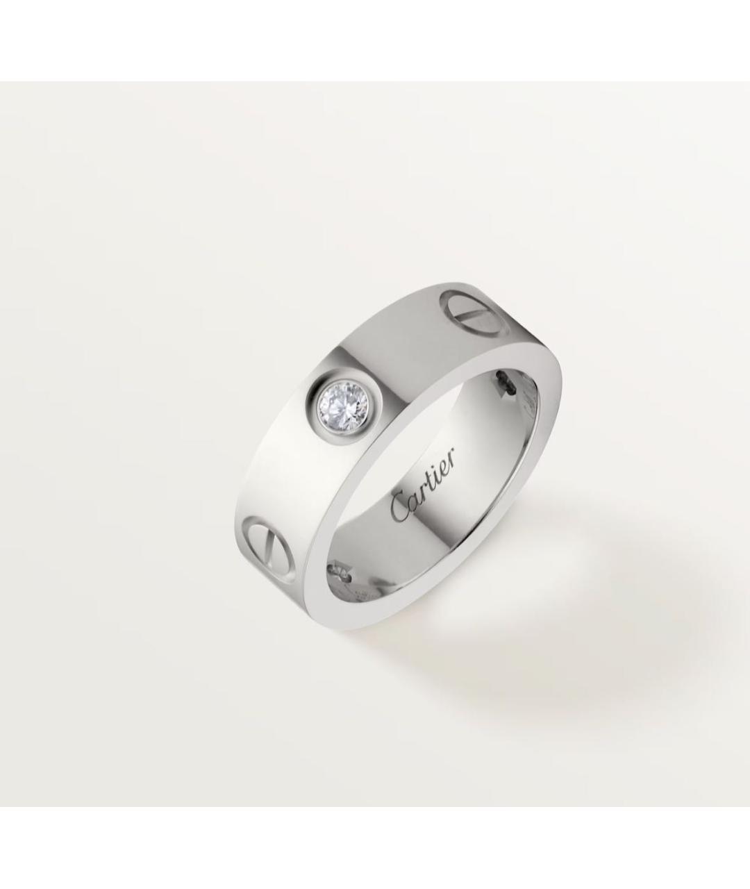 CARTIER Серебряное кольцо из белого золота, фото 2
