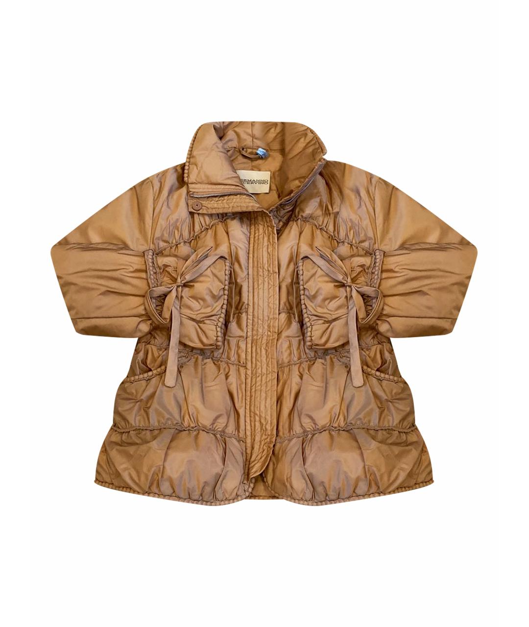 ERMANNO SCERVINO Бежевая полиамидовая куртка, фото 1