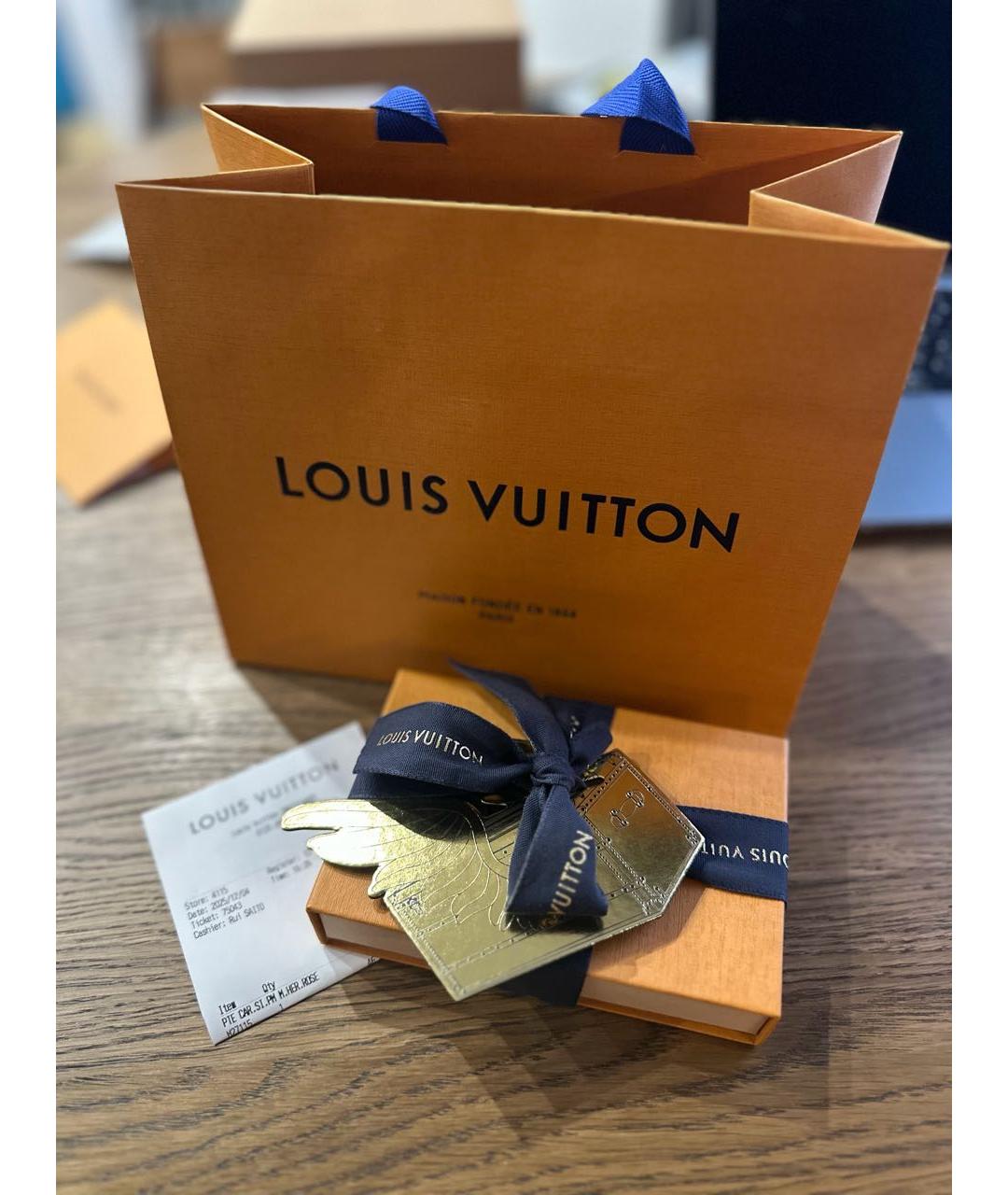 LOUIS VUITTON Розовый кожаный кардхолдер, фото 5