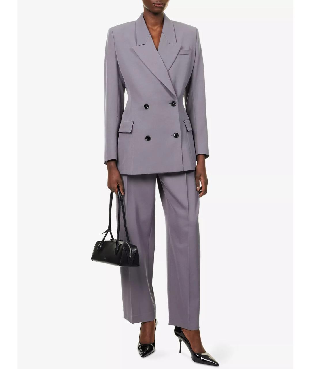 ALAIA Серый шерстяной жакет/пиджак, фото 9