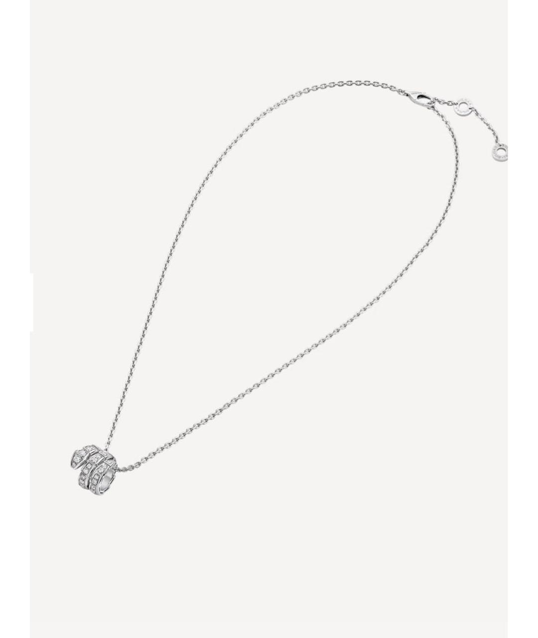 BVLGARI Серебряная подвеска из белого золота, фото 2