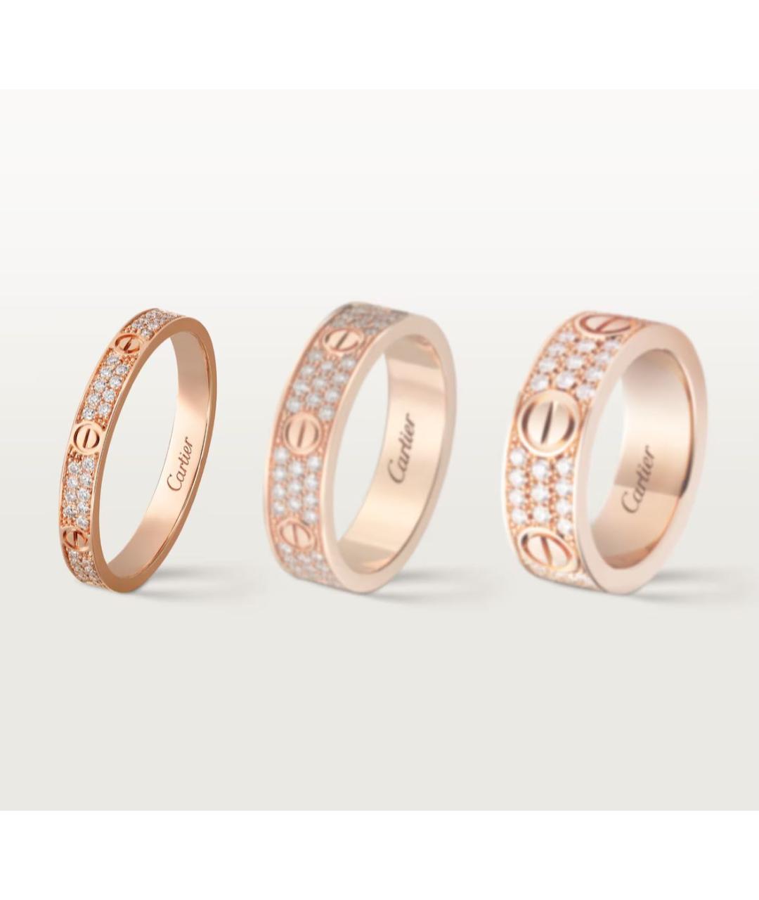 CARTIER Золотое кольцо из розового золота, фото 4