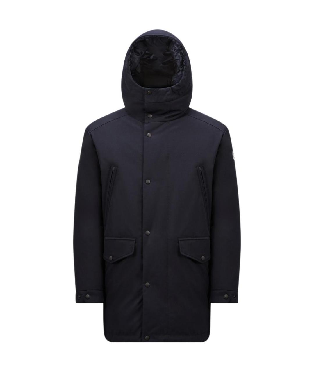 MONCLER Синий пуховик, фото 1