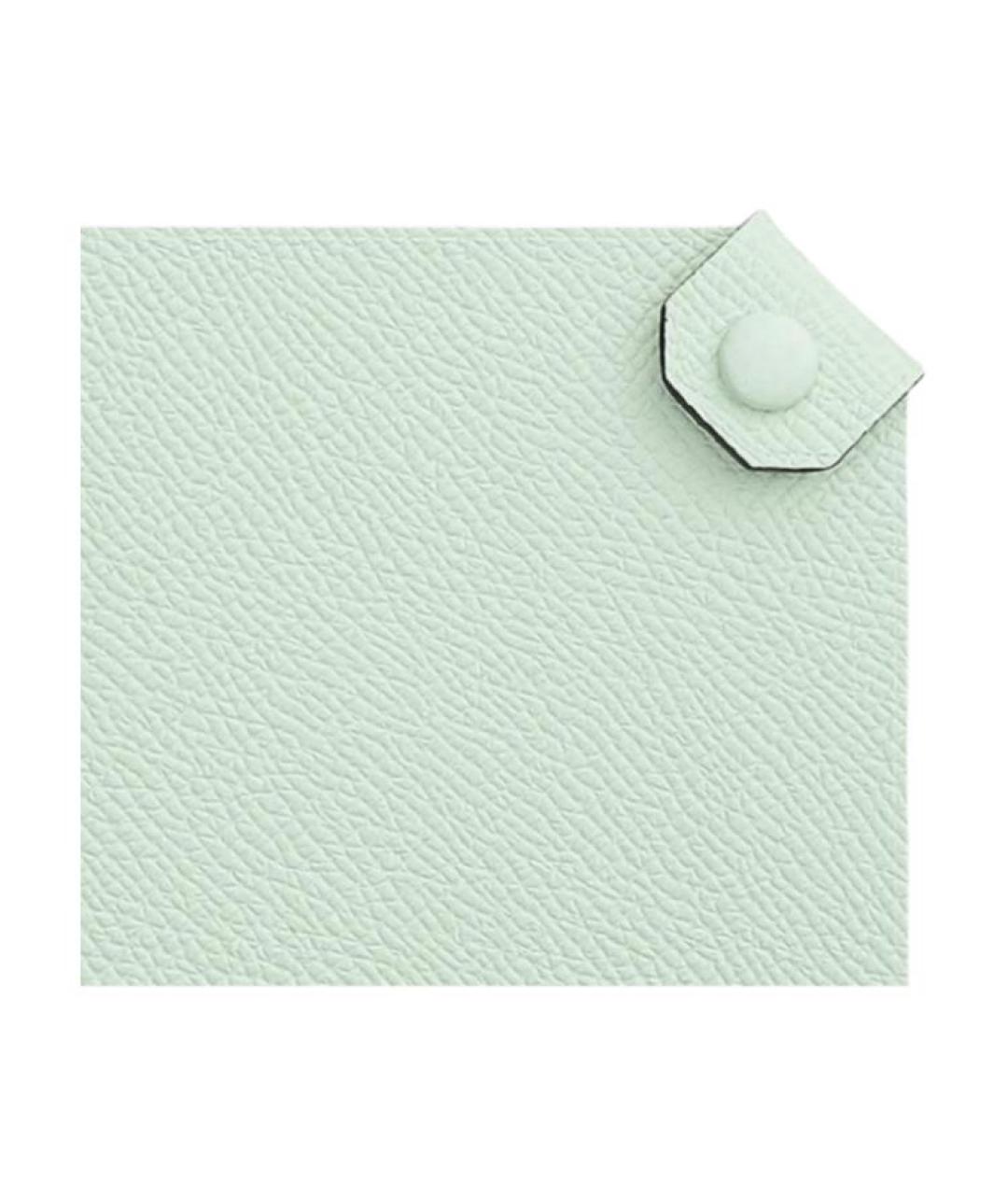 HERMES Салатовая кожаная папка для документов, фото 2