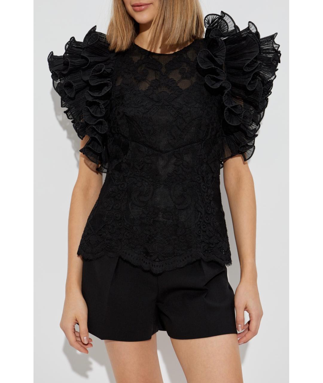 ZIMMERMANN Черная полиэстеровая блузы, фото 2