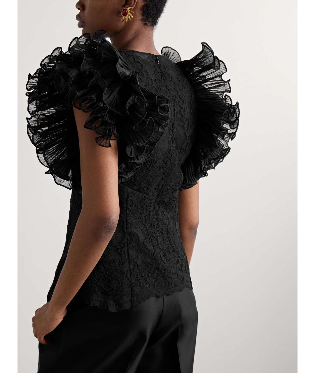 ZIMMERMANN Черная полиэстеровая блузы, фото 6