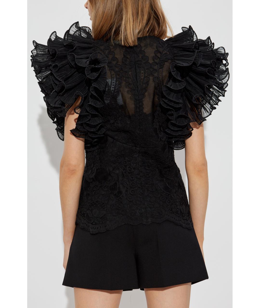 ZIMMERMANN Черная полиэстеровая блузы, фото 3