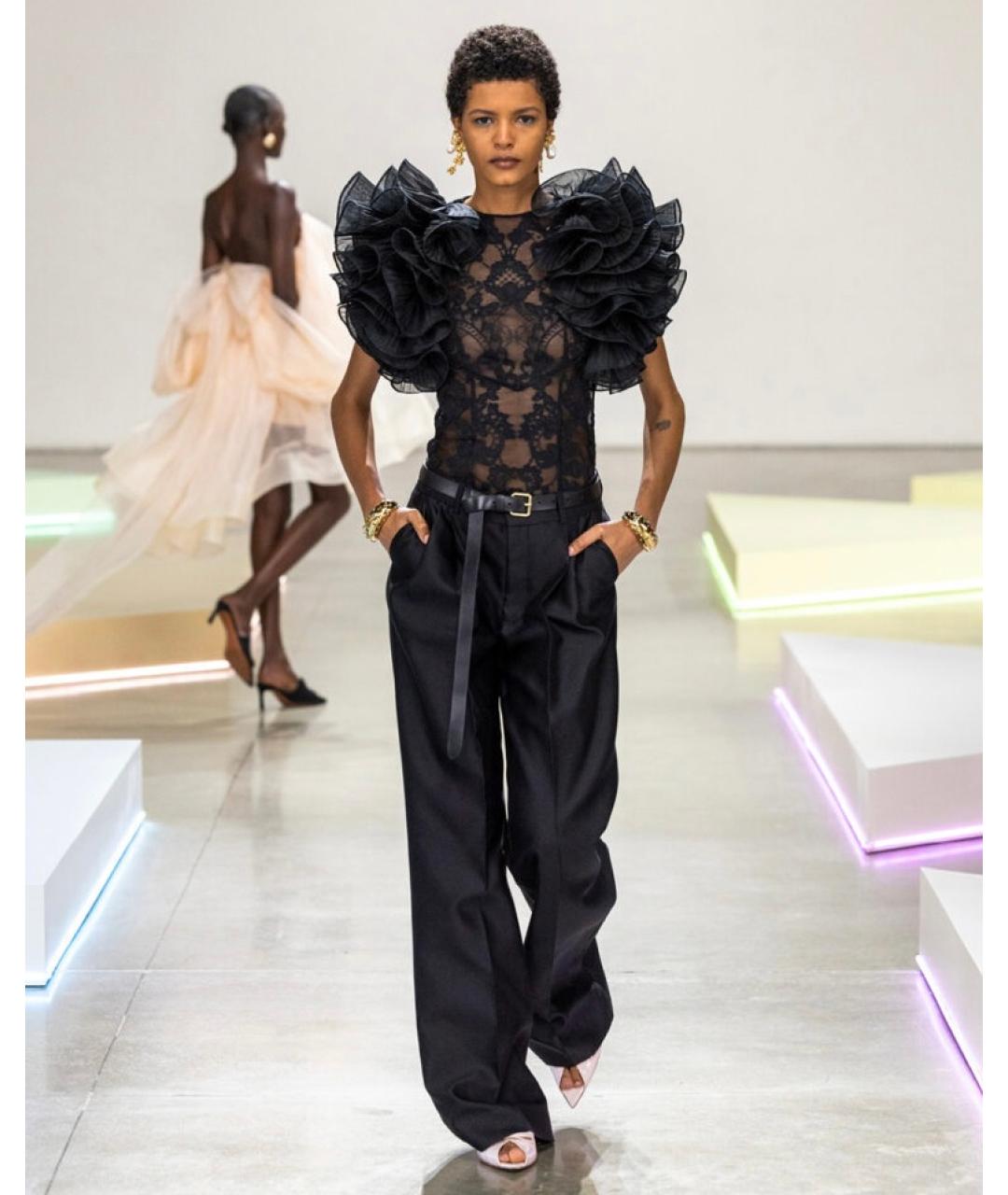 ZIMMERMANN Черная полиэстеровая блузы, фото 8