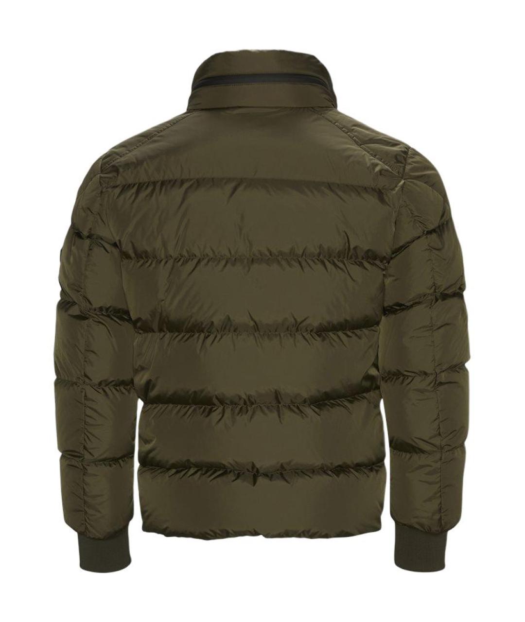 MONCLER Зеленый пуховик, фото 2