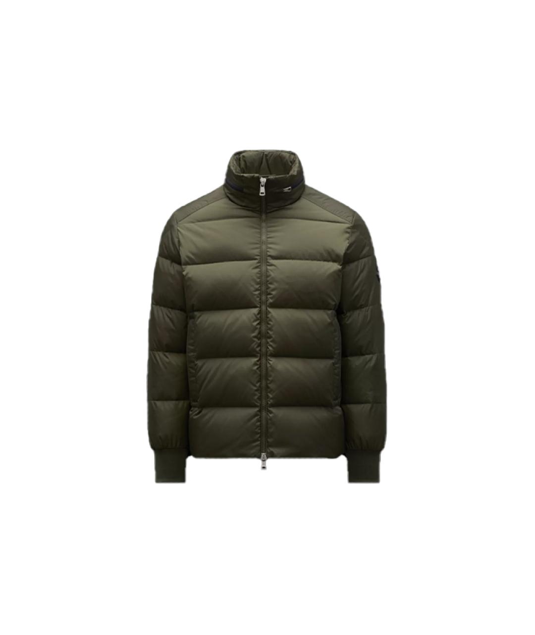 MONCLER Зеленый пуховик, фото 1