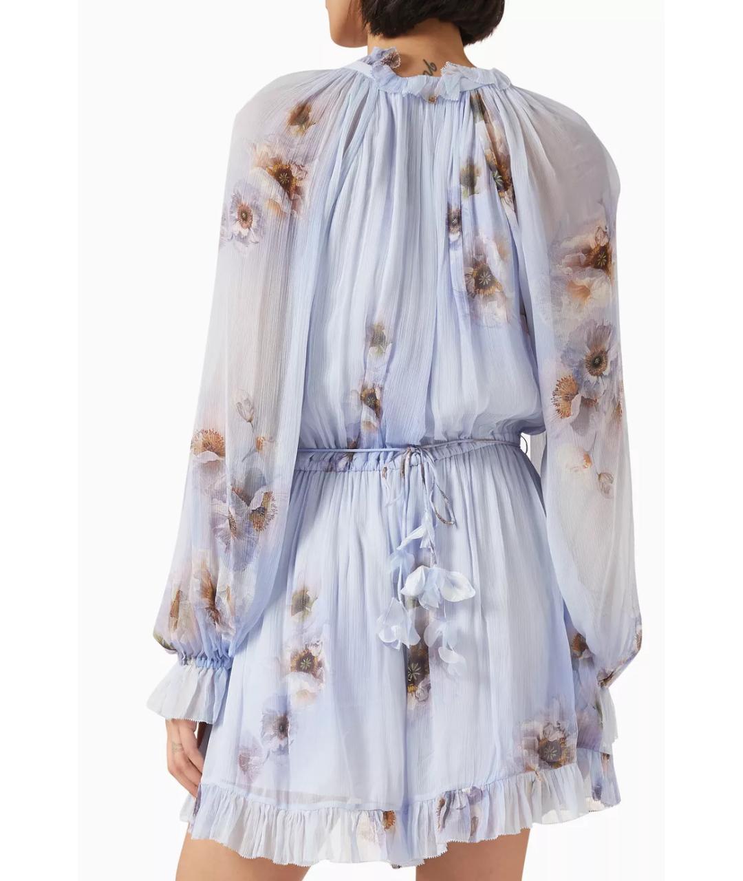 ZIMMERMANN Фиолетовый вискозный комбинезон, фото 8