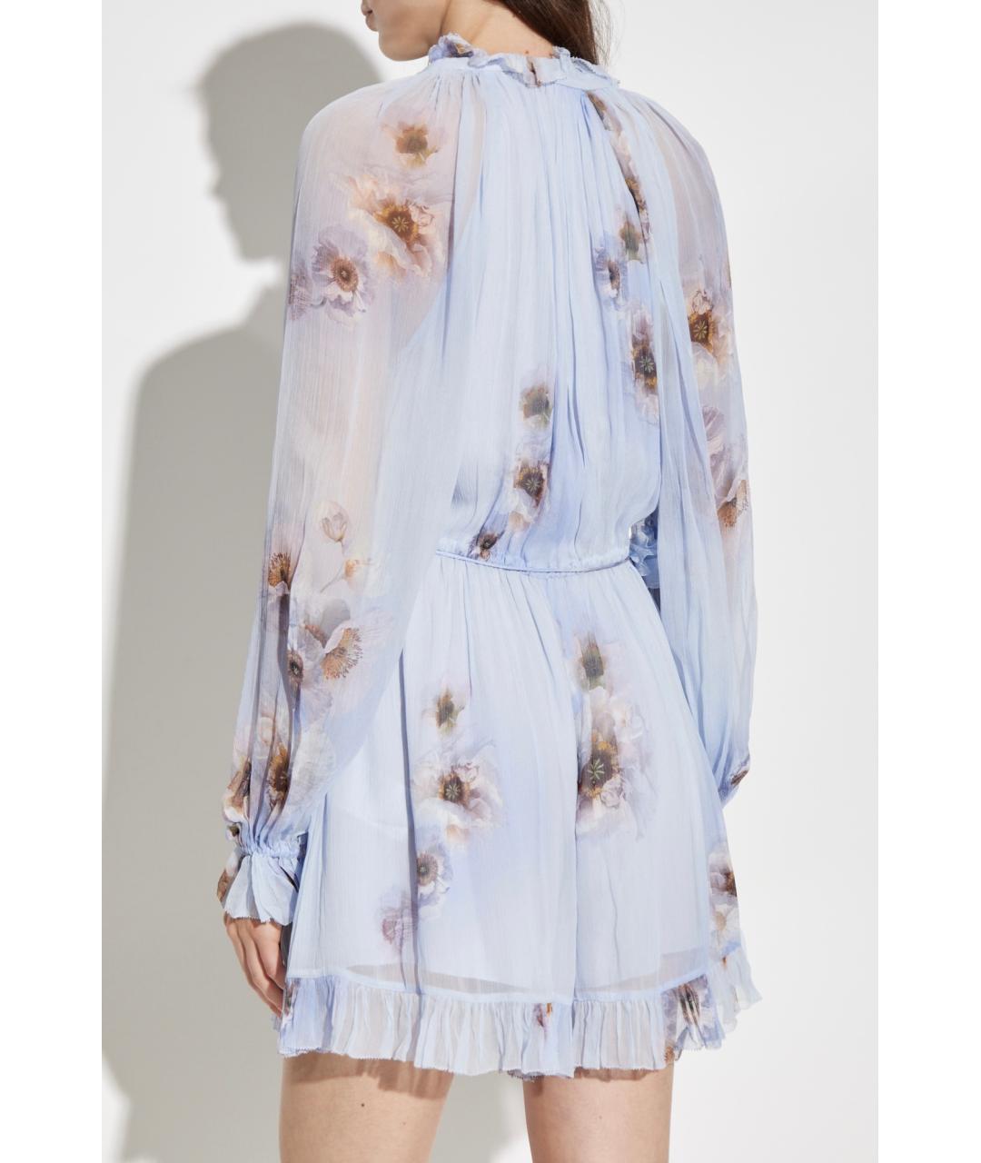 ZIMMERMANN Фиолетовый вискозный комбинезон, фото 4