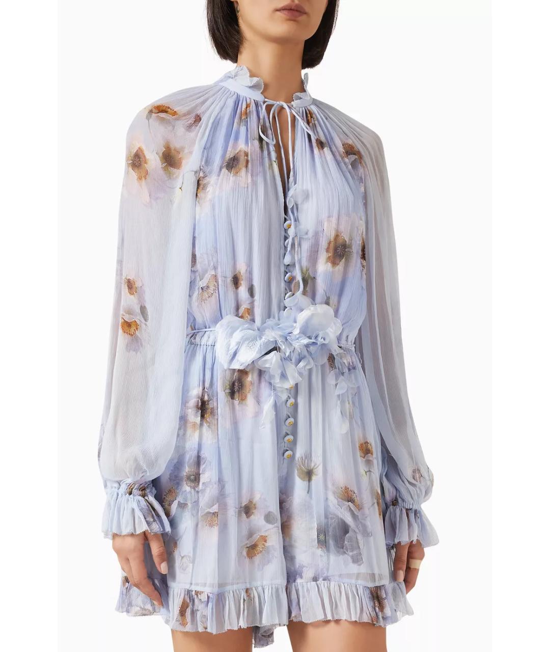 ZIMMERMANN Фиолетовый вискозный комбинезон, фото 7