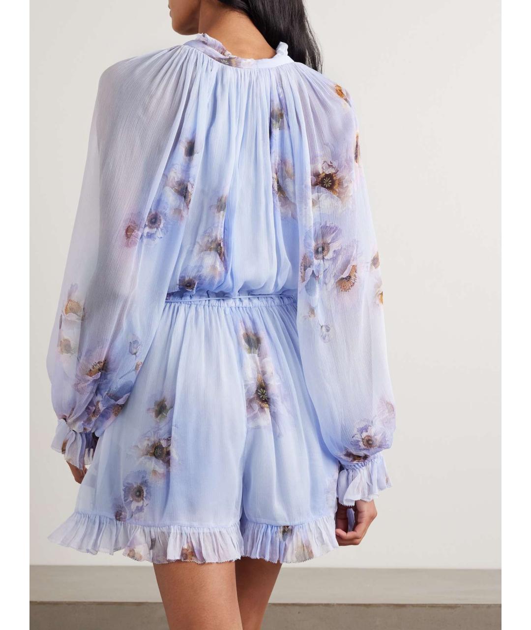 ZIMMERMANN Фиолетовый вискозный комбинезон, фото 6