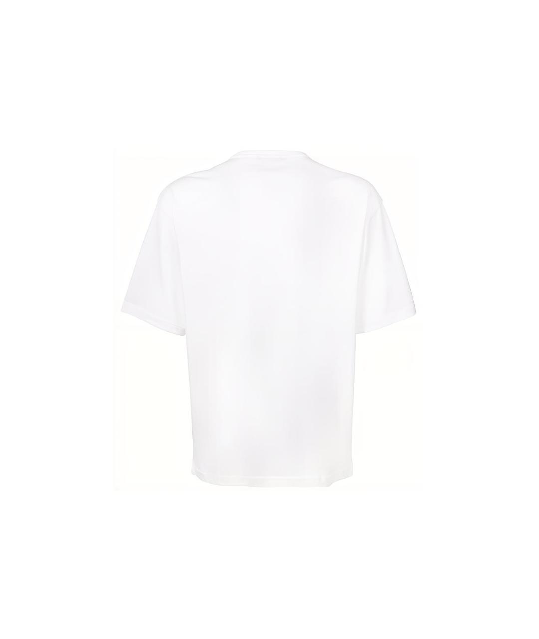 ACNE STUDIOS Белая хлопковая футболка, фото 2