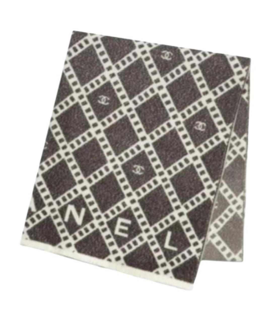 CHANEL Коричневый шарф, фото 1