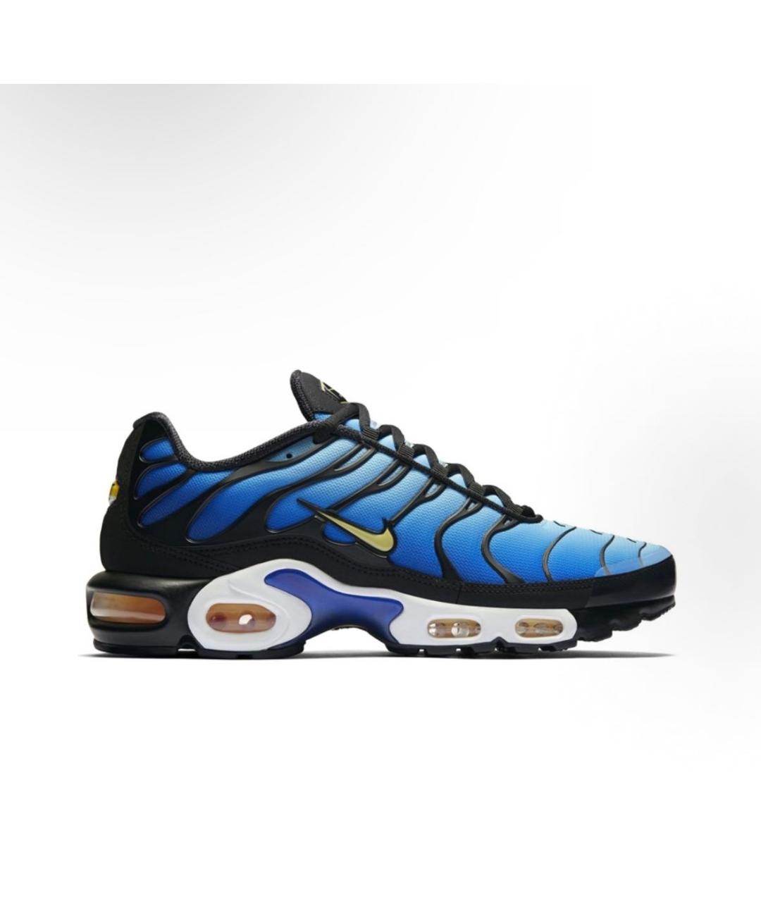 NIKE Синие текстильные низкие кроссовки / кеды, фото 9