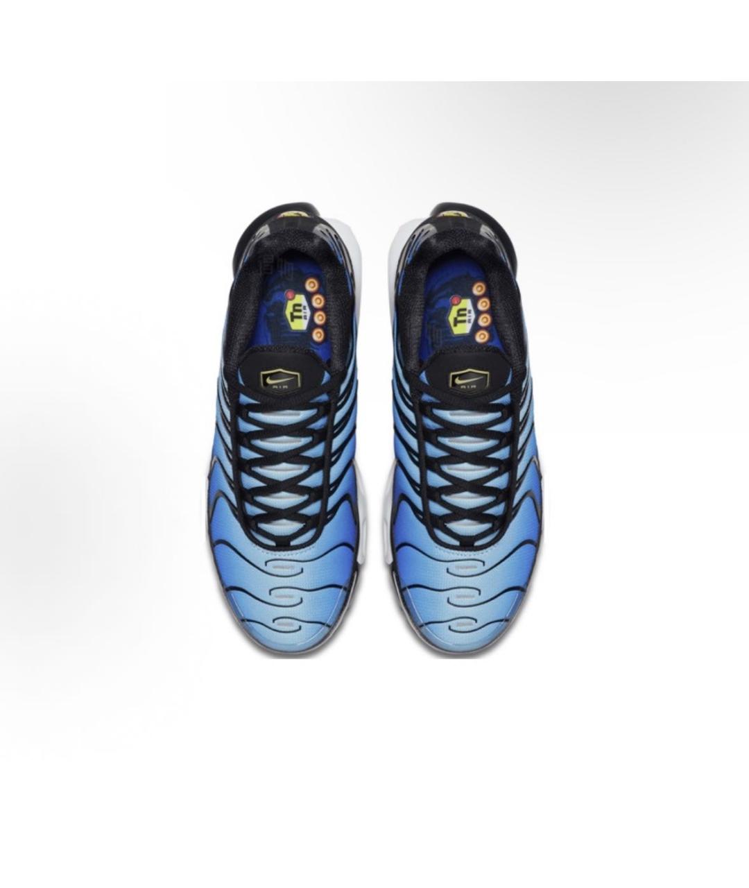 NIKE Синие текстильные низкие кроссовки / кеды, фото 2